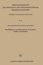 Nassspinnen Von Bastfasergarnen Mit Chemischen Zusatzen Zum Spinnbad af L Brandt