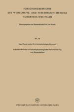 Arbeitstechnische Und Arbeitsphysiologische Rationalisierung Von Mauersteinen