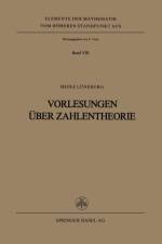 Vorlesungen UEber Zahlentheorie af H Luneburg