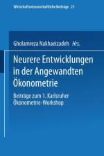 Neurere Entwicklungen in Der Angewandten OEkonometrie