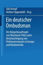 Ein Deutscher Ombudsman