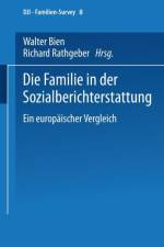 Die Familie in Der Sozialberichterstattung