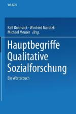 Hauptbegriffe Qualitative Sozialforschung