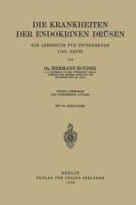 Die Krankheiten Der Endokrinen Drusen af Hermann Zondek
