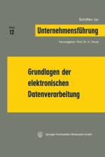 Grundlagen Der Elektronischen Datenverarbeitung af H Jacob
