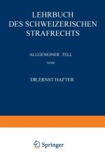 Lehrbuch Des Schweizerischen Strafrechts af Ernst Hafter