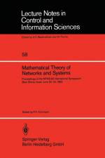 Mathematical Theory of Networks and Systems