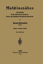 Maschinenahen af Gertrud Behrendsen