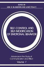 Self-Control and Self-Modification of Emotional Behavior af Kirk R. Blankstein