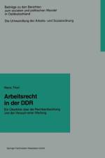 Arbeitsrecht in der DDR