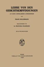 Lehre Von Den Gesichtsempfindungen af Franz Hillebrand