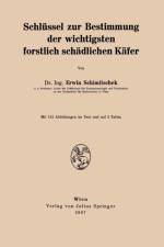Schlussel Zur Bestimmung Der Wichtigsten Forstlich Schadlichen Kafer af Erwin Schimitschek