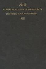ABHB Annual Bibliography of the History of the Printed Book and Libraries