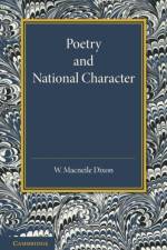 Poetry and National Character af William Macneile Dixon