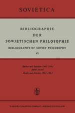 Bibliographie der Sowjetischen Philosophie