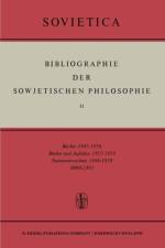Bibliographie der Sowjetischen Philosophie