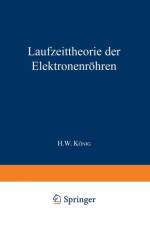 Laufzeittheorie Der Elektronenroehren af Herbert W Koenig