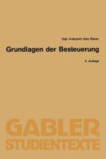 Grundlagen Der Besteuerung af Uwe Bauer