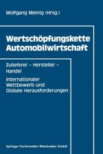 Wertschoepfungskette Automobilwirtschaft
