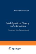 Modellgestutzte Planung Im Unternehmen af Hans-J Herrmann