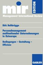 Personalmanagement Multinationaler Unternehmungen in Osteuropa
