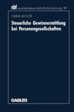 Steuerliche Gewinnermittlung Bei Personengesellschaften af Carla Muller