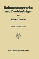 Rahmentragwerke Und Durchlauftrager af Richard Guldan