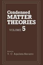 Condensed Matter Theories af Valdir C. Aguilera-Navarro