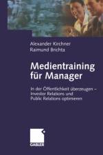Medientraining fur Manager af Alexander Kirchner