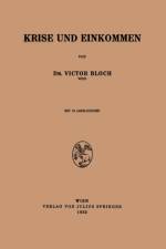 Krise Und Einkommen af Victor Bloch