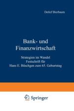 Bank- und Finanzwirtschaft