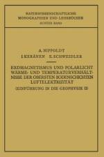Einfuhrung in Die Geophysik II af E Nippoldt