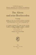 Das Altern Und Seine Beschwerden af M Gundel