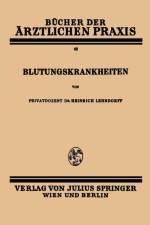 Blutungskrankheiten af Heinrich Lehndorff