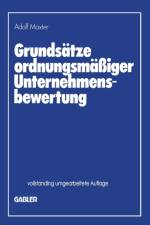 Grundsatze Ordnungsmassiger Unternehmensbewertung