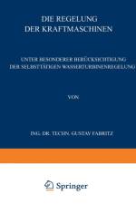 Die Regelung Der Kraftmaschinen af Gustav Fabritz