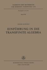 Einfuhrung in Die Transfinite Algebra af A Kertesz