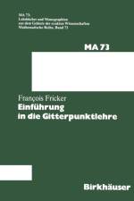 Einfuhrung in Die Gitterpunktlehre af F Fricker