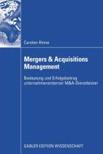 Mergers & Acquisitions Management af Carsten Hinne