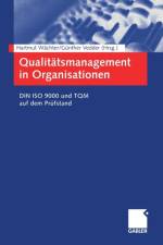 Qualitatsmanagement in Organisationen