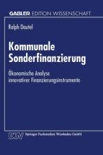 Kommunale Sonderfinanzierung