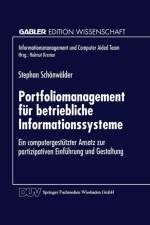 Portfoliomanagement Fur Betriebliche Informationssysteme