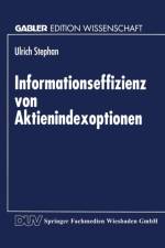 Informationseffizienz Von Aktienindexoptionen