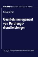 Qualitatsmanagement Von Beratungsdienstleistungen