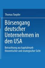 Boersengang Deutscher Unternehmen in Den USA