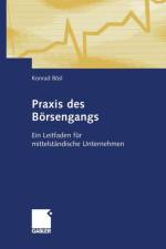 Praxis Des Boersengangs af Konrad Boesl