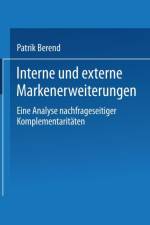 Interne Und Externe Markenerweiterungen af Patrik Berend