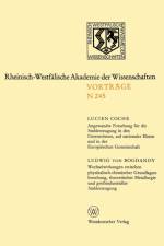 Angewandte Forschung fur die Stahlerzeugung in den Unternehmen, auf Nationaler Ebene und in der Europaischen Gemeinschaft af Lucien Coche