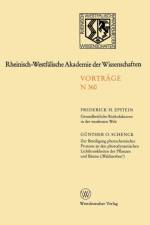 Rheinisch-Westfalische Akademie der Wissenschaften af F.H. Epstein