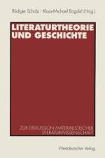 Literaturtheorie und Geschichte